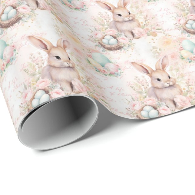 Papel De Presente Easter Bunny Wrapping Paper Collection (Ponta do rolo)