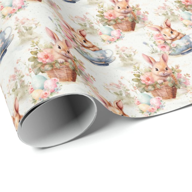 Papel De Presente Easter Bunny Wrapping Paper Collection (Ponta do rolo)