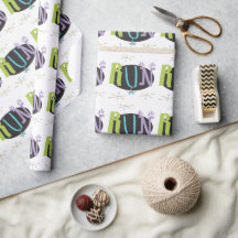 Eclectic RUN Runner temed Wraping Paper