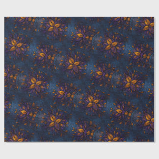 Papel De Presente Ecos Sussuros - Azul Mito