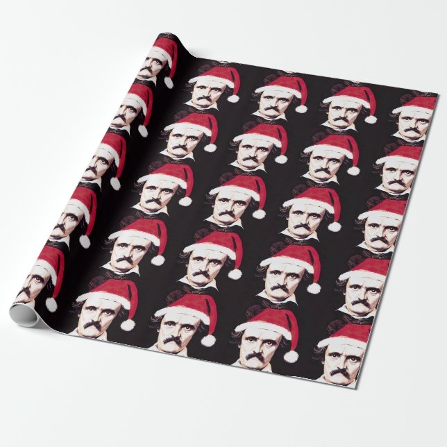 Papel De Presente Edgar Allan Poe, Papel de Moldagem de Natal (Desenrolado)
