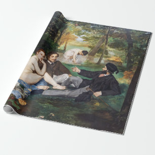 Papel De Presente Edouard Manet - Almoço na Relva