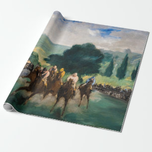 Papel De Presente Edouard Manet - As Corridas em Longchamp