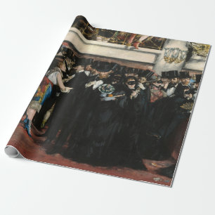 Papel De Presente Edouard Manet - Baile Mascarado na Ópera