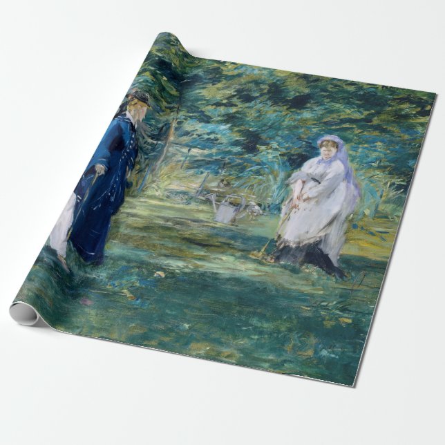 Papel De Presente Edouard Manet - Uma Partida de Croqué (Desenrolado)