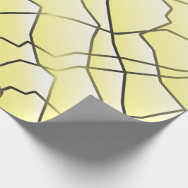 Papel De Presente Efeito Geométrico de Malhagem Monocromática