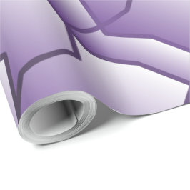 Papel De Presente Efeito Geométrico de Malhagem Monocromática