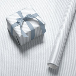 Papel De Presente efeito seersucker listra azul clássico préppy