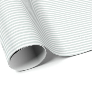 Papel De Presente efeito seersucker listra verde sage clássico prepp