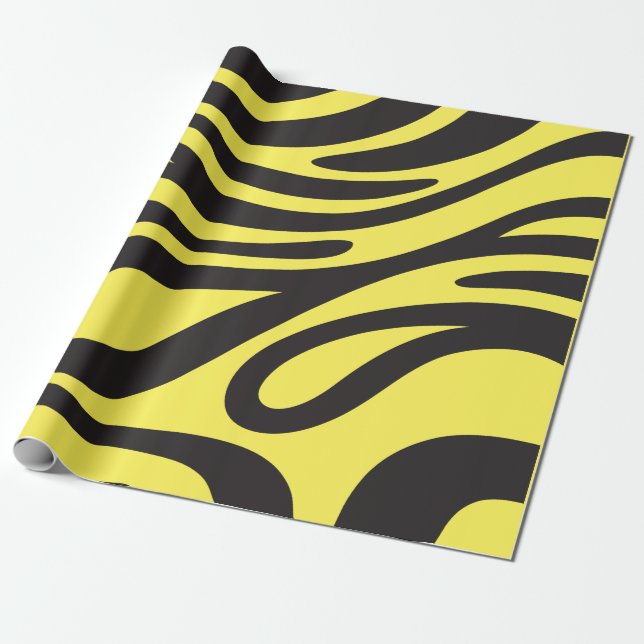 Papel De Presente Effet Zébré, pour offrir, avec du plaisir (Desenrolado)