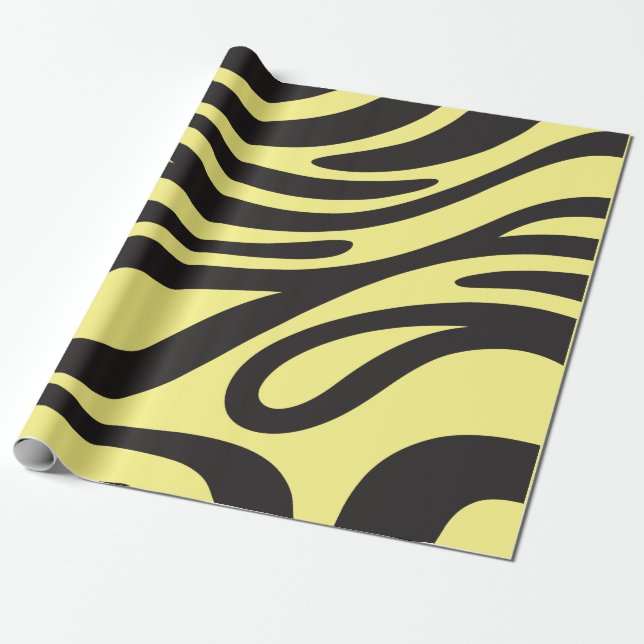 Papel De Presente Effet Zébré, pour offrir, avec du plaisir (Desenrolado)