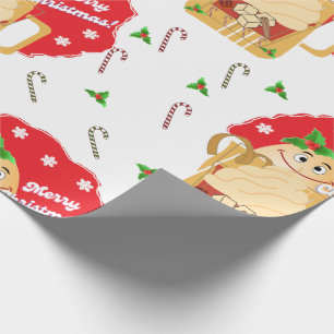 Papel De Presente Eggnog Wrap Natal 2023