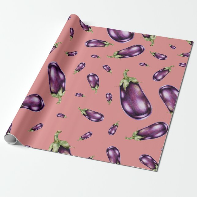 Papel De Presente EggPlant (Desenrolado)