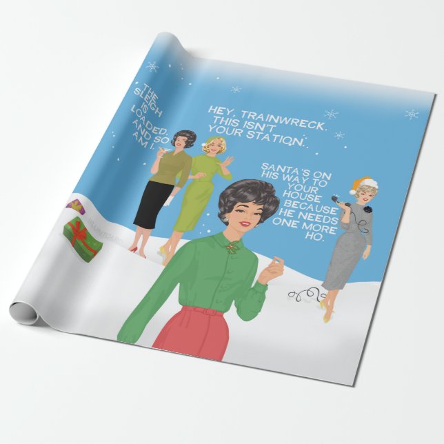 Papel De Presente Ei, desastre de trem, esta não é a sua estação. (Desenrolado)