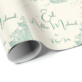 Papel De Presente Eid  Al Adha Sage Green Dinner 