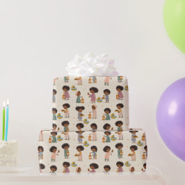 Papel de Presente Eid Mubarak em Rolo – Celebração