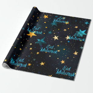Papel De Presente Eid Mubarak ou Ramadan Mubarak Personalizado