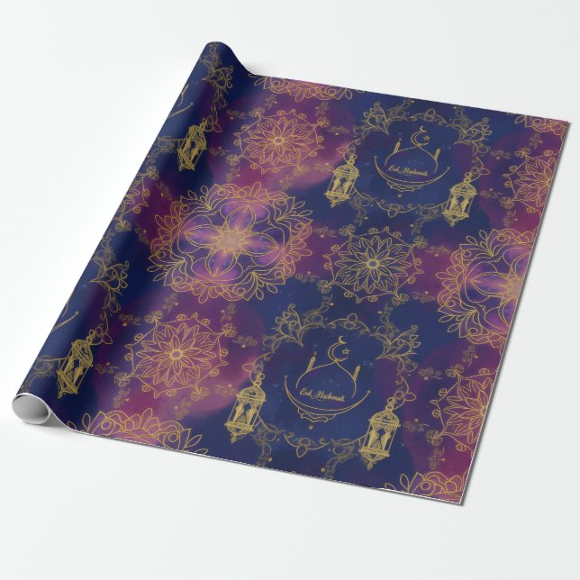 Papel De Presente Eid Wrapping Paper (Desenrolado)