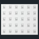 Papel De Presente Ele perguntou ela disse sim nome da festa de noiva<br><div class="desc">design</div>