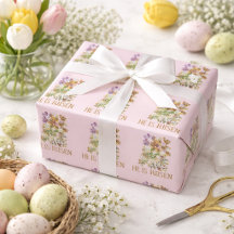 Ele Ressuscitou Floral de Páscoa