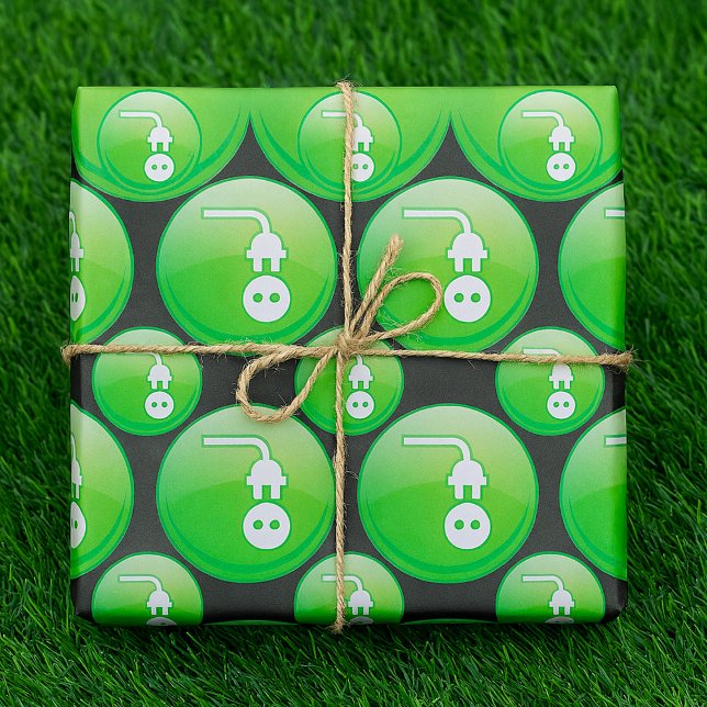 Papel De Presente Electrical Plug Symbol Wrapping Paper (Criador carregado)