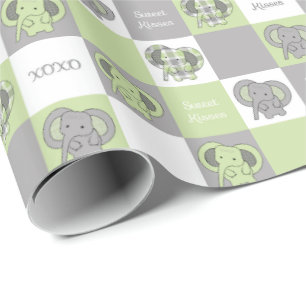 Papel De Presente Elefante