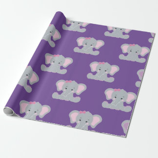 Papel De Presente Elefante cômodo impresso