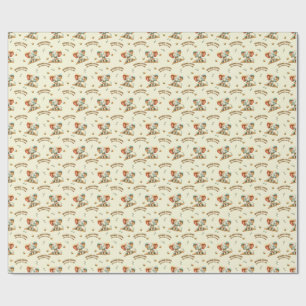 Papel De Presente Elefante Patchwork “Crescendo Forte