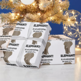 Papel De Presente Elefante Safari Funny