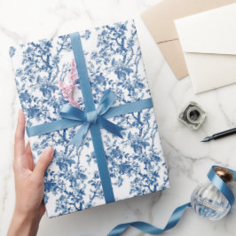 Papel De Presente Elegância de Toile Floral
