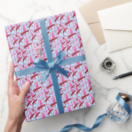 Papel De Presente Elegant birds Pattern Wrapping Paper