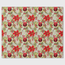 Papel De Presente Elegant Christmas/Holiday