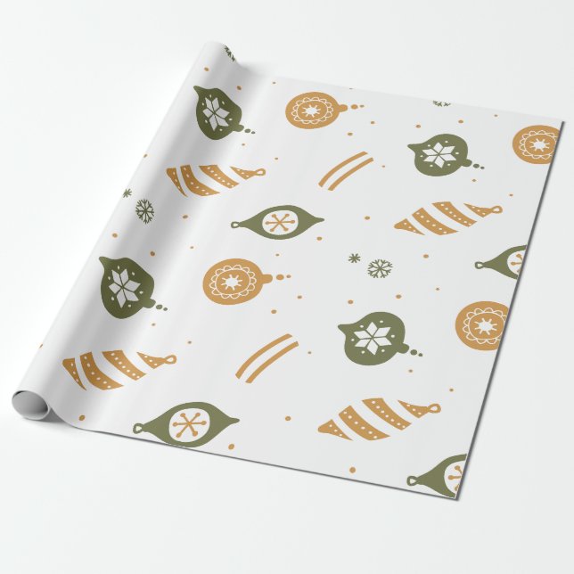 Papel De Presente Elegant Christmas wrapping paper (Desenrolado)