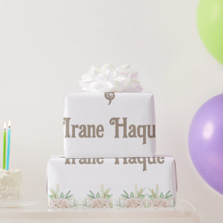 Papel De Presente Elegant Floral Islamic Nikah Ceremony Invitation