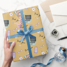 Papel De Presente Elegant Gold Administrative Professionals Day