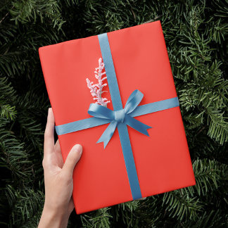 Papel De Presente Elegant red wrapping paper, perfect for birthday g