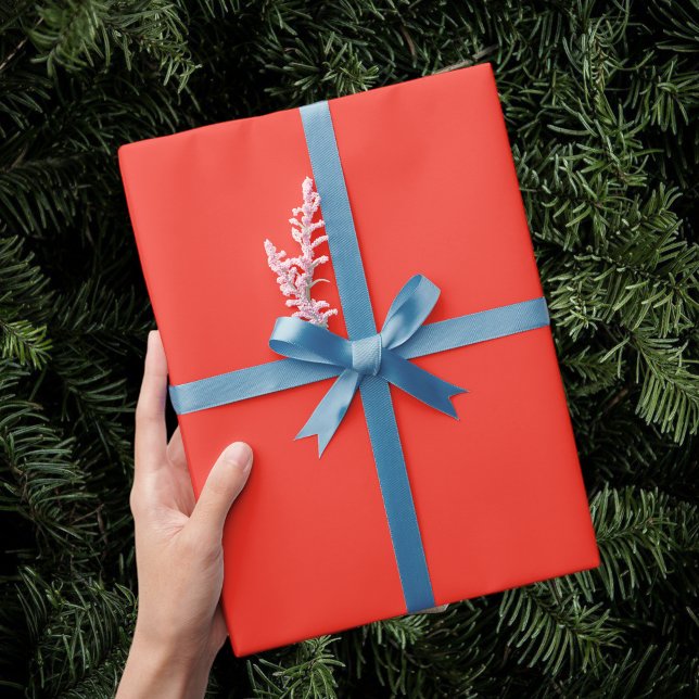 Papel De Presente Elegant red wrapping paper, perfect for birthday g (Criador carregado)