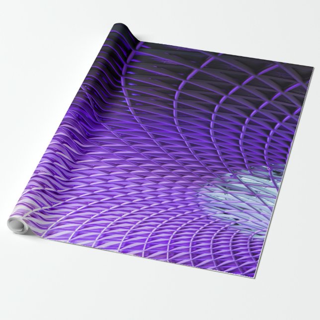 Papel De Presente "Elegant Spider Web Wrapping Paper" (Papel de enro (Desenrolado)