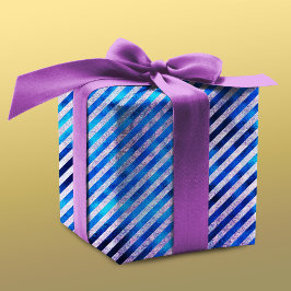 Papel De Presente Elegante azul-aqua Enfeites de natal feriados Wra