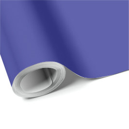 Papel De Presente Elegante Azul Sólido