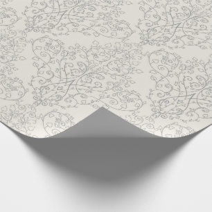 Papel De Presente Elegante Beige