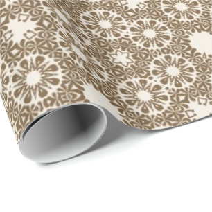 Papel De Presente elegante, clássico, chocolate, padrão expresso