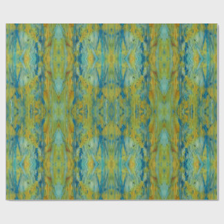 Papel de Presente Elegante com Padrão de Primavera