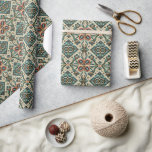 Papel De Presente Elegante de Jewel-Toned com Casamento de Anéis Int<br><div class="desc">Celebre o amor em estilo com este sofisticado presente de casamento que contém um padrão intrincado de tons de joias como esmeralda, safira e rubi. Destacado por elegantes anéis entrelaçados e motivos florais, esse design luxuoso é perfeito para casamentos, noivados, aniversários ou qualquer ocasião romântica. O documento de alta qualidade...</div>