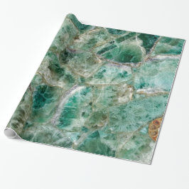 Papel De Presente Elegante Emerald Crystal