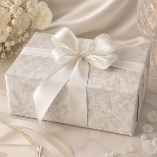 Papel De Presente Elegante Férias Vintage
