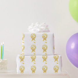 Papel De Presente Elegante flor de dáli moderna