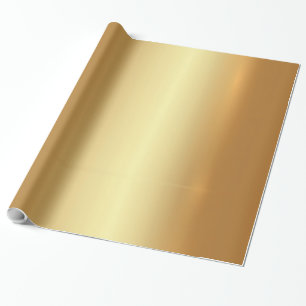 Papel De Presente Elegante Glamouroso Dourado Tendência Modelo Prese