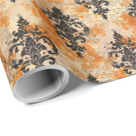 Papel De Presente Elegante Halloween Toile