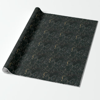 Papel De Presente Elegante mármore negro: fundo texturizado